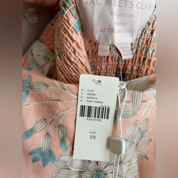 NWT Anthropologie Gal Meets Glam Makenna Floral Maxi Dress Sz 10 - Picture 10 of 10
